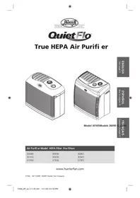 Notice HUNTER QUIETFLO 30090 Purificateur d'air