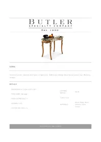 Notice Butler LUISA 0603070 Bureau