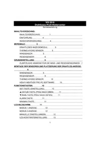 Notice Techno Line WS 2816 Station Météo