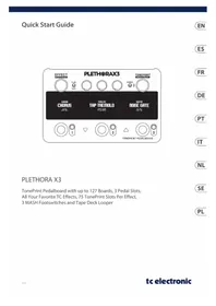 Notice TC ELECTRONIC PLETHORA X3 Non catégorisé