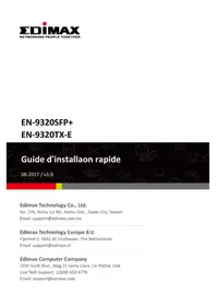 Notice Edimax EN-9320TX-E Carte réseau / adaptateur
