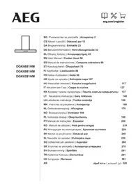 Notice AEG DGK6281HM Hotte