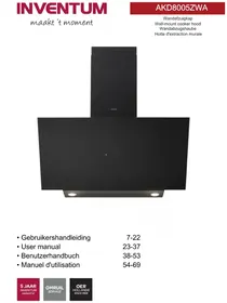 Notice INVENTUM AKD8005ZWA Hotte