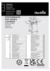 Notice Char-Broil PERFORMANCE PRO LINE Plaque de grill