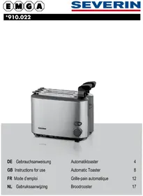 Notice SEVERIN 910022 Pince pour croque monsieur