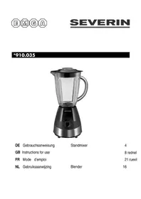 Notice SEVERIN 910035 Table de mixage