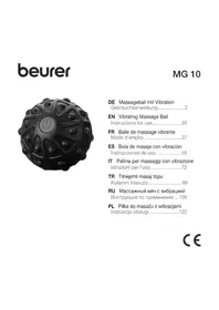 Notice BEURER MG 10 Appareil de massage