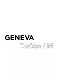 Notice GENEVA DECON M Non catégorisé