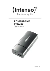 Notice INTENSO PM5200 Batterie portable