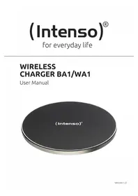 Notice INTENSO BA1 Chargeur de batterie