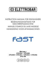 Notice Elettrobar FAST 570040 Lave-vaisselle