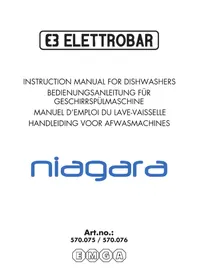 Notice Elettrobar NIAGARA 570076 Lave-vaisselle