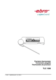 Notice Ebro TLC 1598 Thermomètre