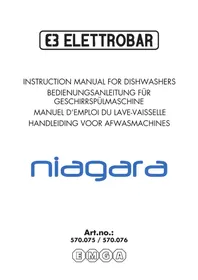 Notice Elettrobar NIAGARA 570075 Lave-vaisselle