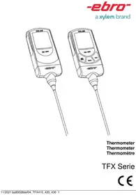 Notice Ebro TFX 410 Thermomètre