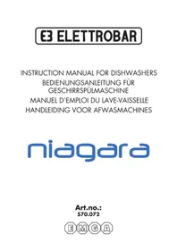 Notice Elettrobar NIAGARA 570072 Lave-vaisselle