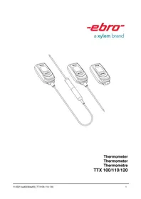 Notice Ebro TTX 110 Thermomètre
