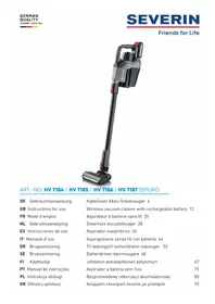 Notice SEVERIN HV 7185 Balai
