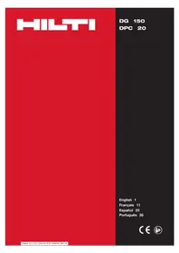 Notice HILTI DPC 20 Broyeur