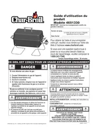 Notice Char-Broil 465133010 Barbecue