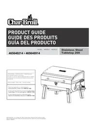 Notice Char-Broil 465640214 Plaque de grill