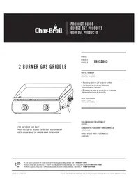 Notice Char-Broil 19952085 Barbecue