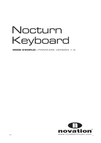 Notice NOVATION NOCTURN 25 Non catégorisé
