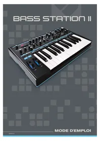 Notice NOVATION BASS STATION II Clavier MIDI