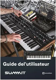 Notice NOVATION SUMMIT Synthétiseur