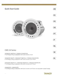 Notice TANNOY CMS 503DC LP Haut-parleur