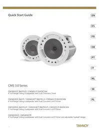 Notice TANNOY CMS 803DC BM Haut-parleur