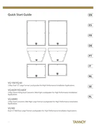 Notice TANNOY VQ 60 Haut-parleur