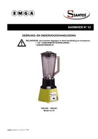 Notice Santos N° 33 Table de mixage