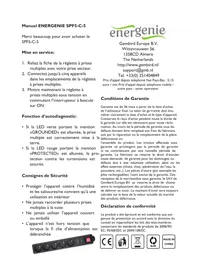 Notice EnerGenie SPF5-C-5 Non catégorisé