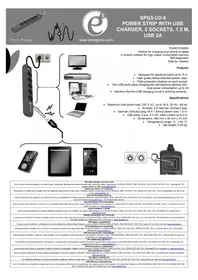 Notice EnerGenie SPG5-U2-5 Multiprise