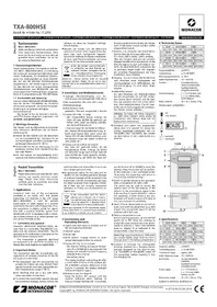 Notice Monacor TXA-800HSE Non catégorisé