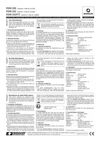 Notice Monacor PDM-302PTT Microphone