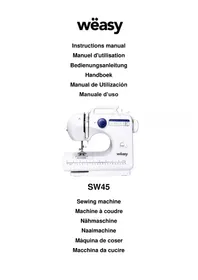Notice Wëasy SW45 Machine à coudre