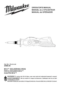 Notice MILWAUKEE M12 2488-21 Machine de soudure