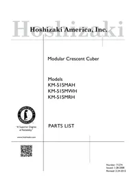 Notice Hoshizaki KM-515MRH Machine à glace