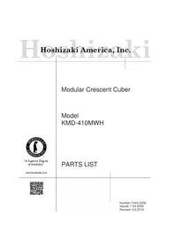 Notice Hoshizaki KMD-410MWH Machine à glace