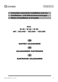 Notice Tecnoinox SE 60 Non catégorisé