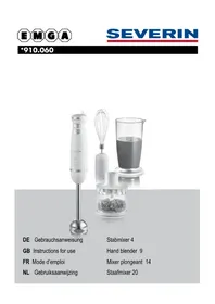Notice SEVERIN 910060 Mixeur plongeant