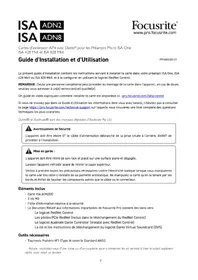 Notice FOCUSRITE ISA ADN2 Carte électronique