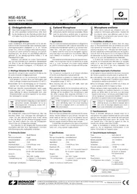 Notice Monacor HSE-40/SK Microphone