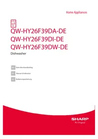 SHARP QW-HY26F39DW-DE - Vaatwassers