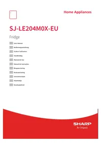 SHARP SJ-LE204M0X-EU - Koelkast