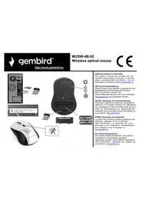 Notice Gembird MUSW-4B-02 Souris