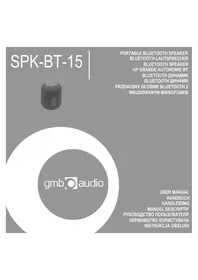 Notice GMB Audio SPK-BT-15 Haut-parleur
