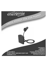 Notice EnerGenie EG-4U-CAR-01 Chargeur de batterie